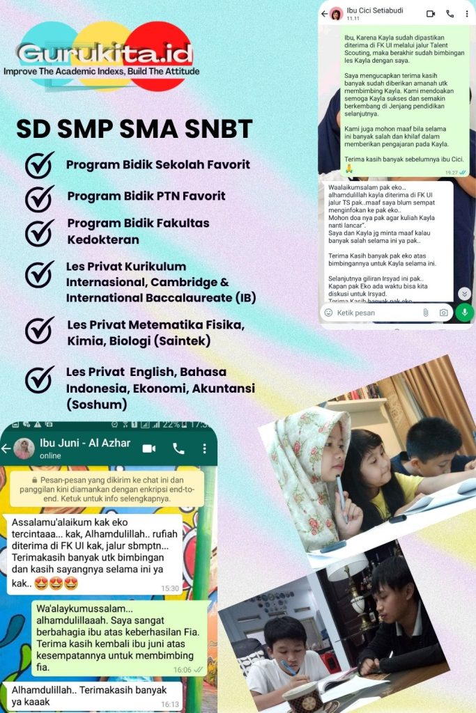 Guru Les Privat SD SMP SMA SNBT