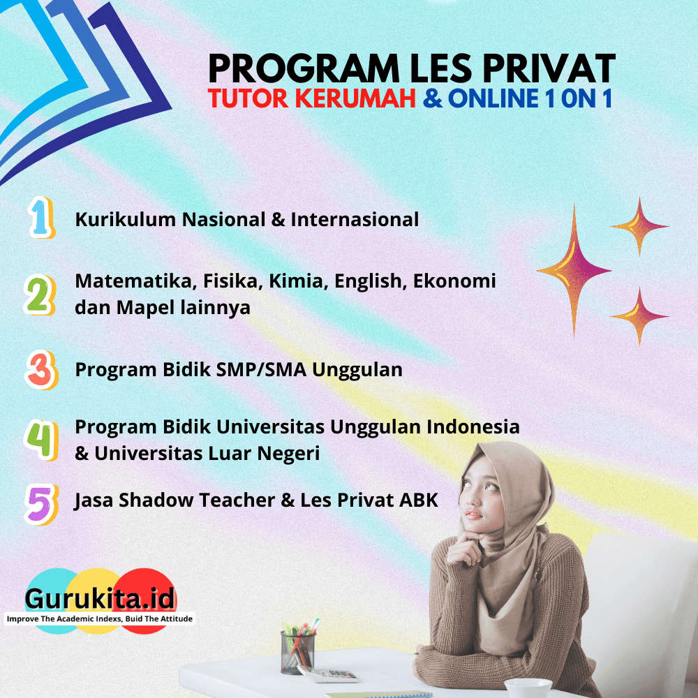 Guru Les Privat Kurikulum Nasional & Internasional